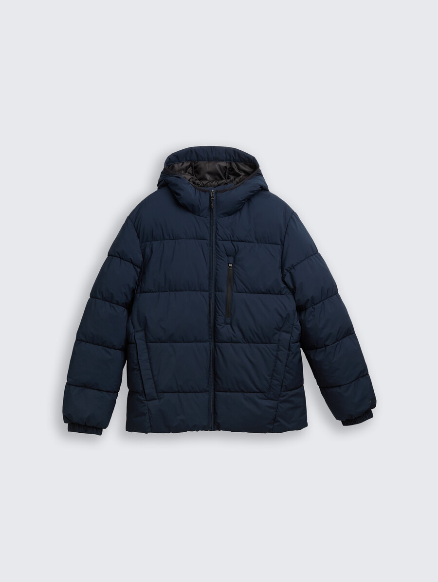 leichte steppjacke mit kapuze