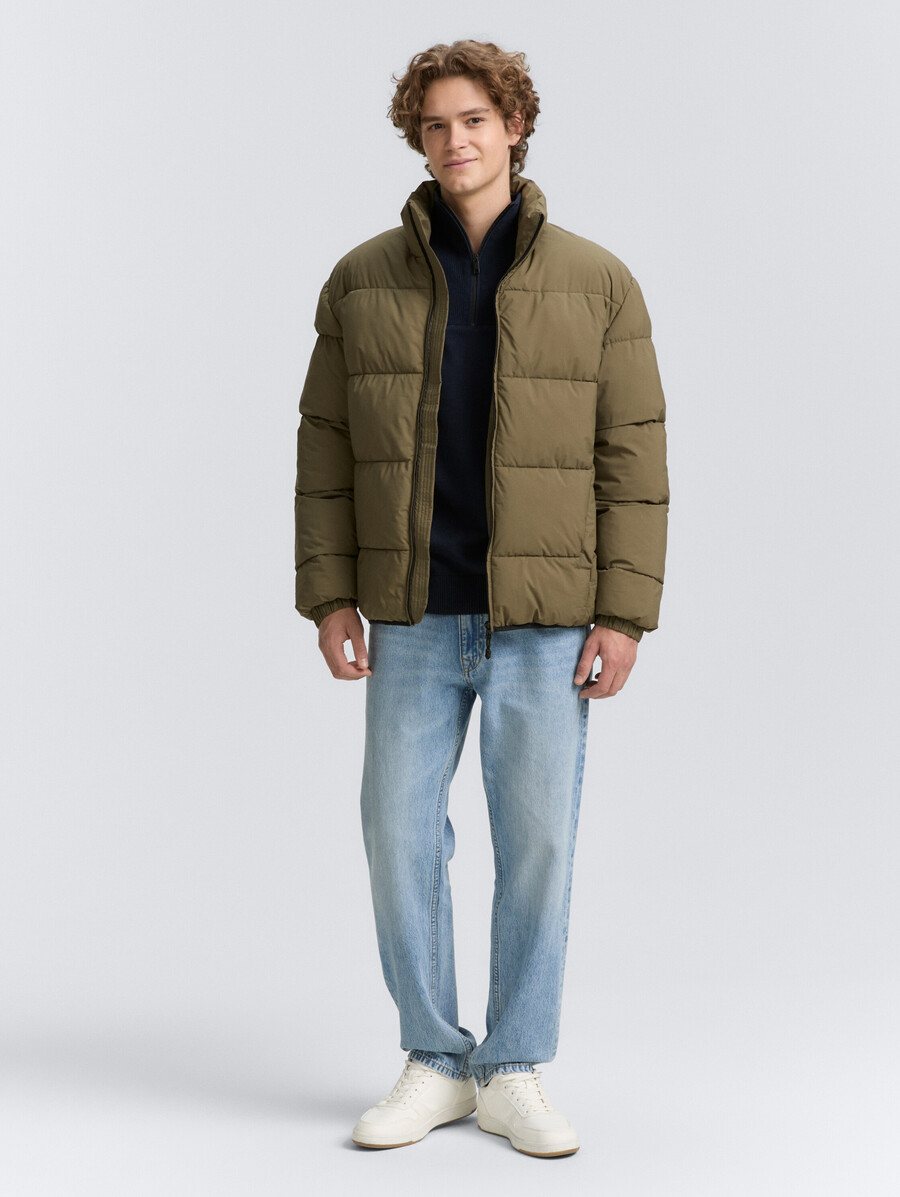 leichte steppjacke mit stehkragen
