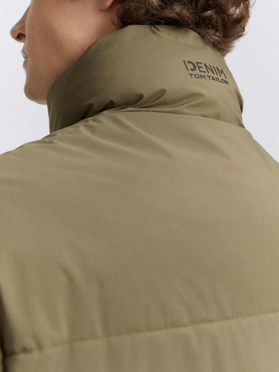 leichte steppjacke mit stehkragen