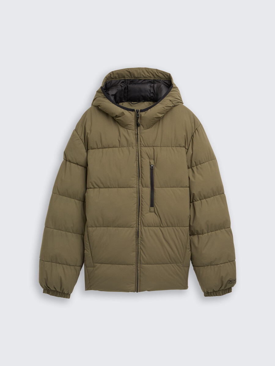 leichte steppjacke mit kapuze