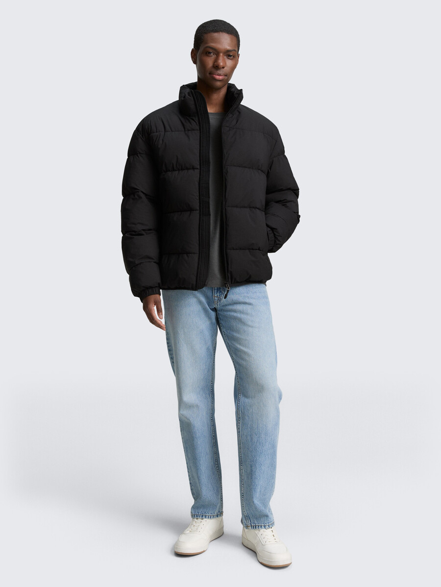 leichte steppjacke mit stehkragen
