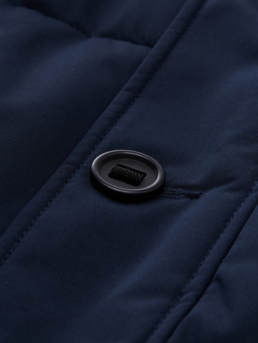steppjacke mit abnehmbarer kapuze