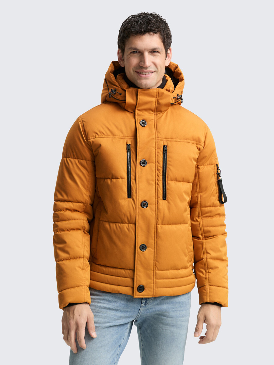 steppjacke mit abnehmbarer kapuze