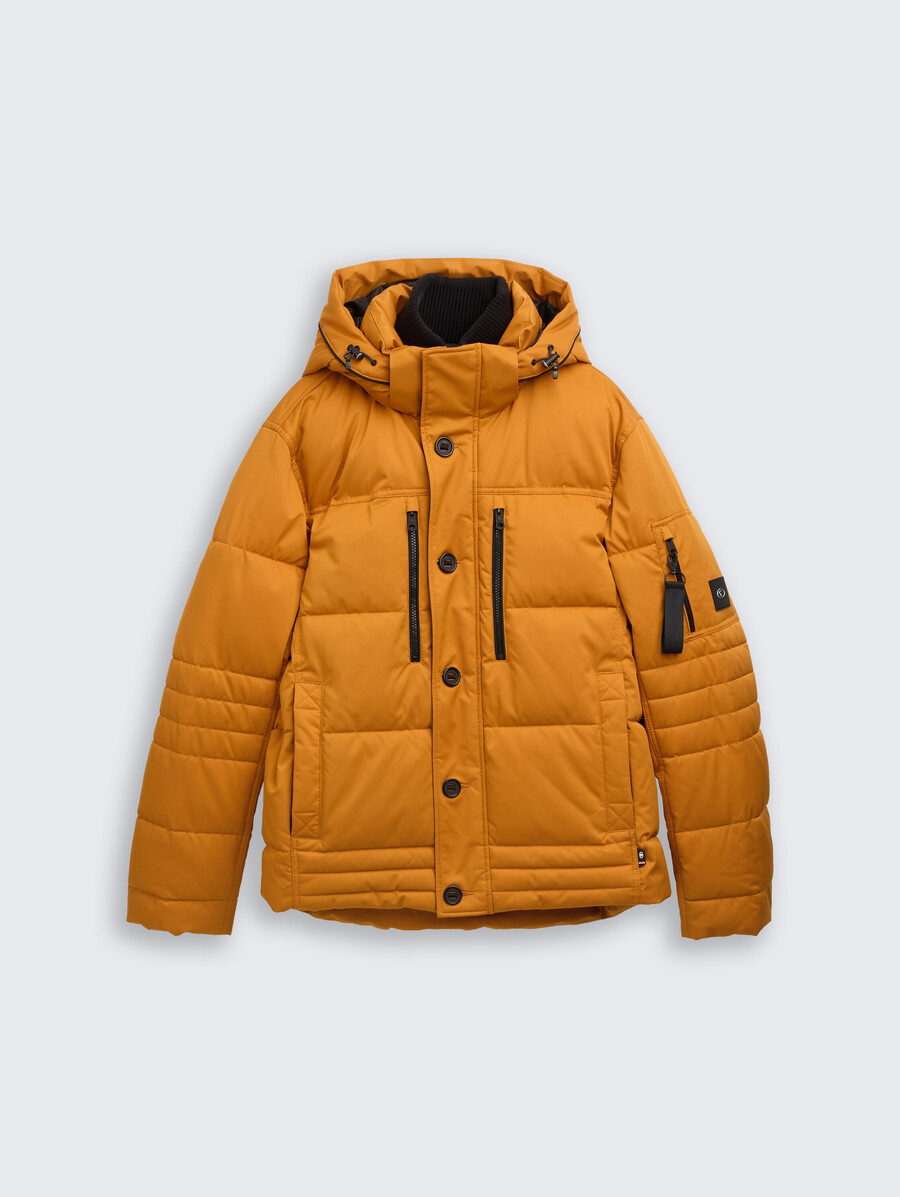 steppjacke mit abnehmbarer kapuze