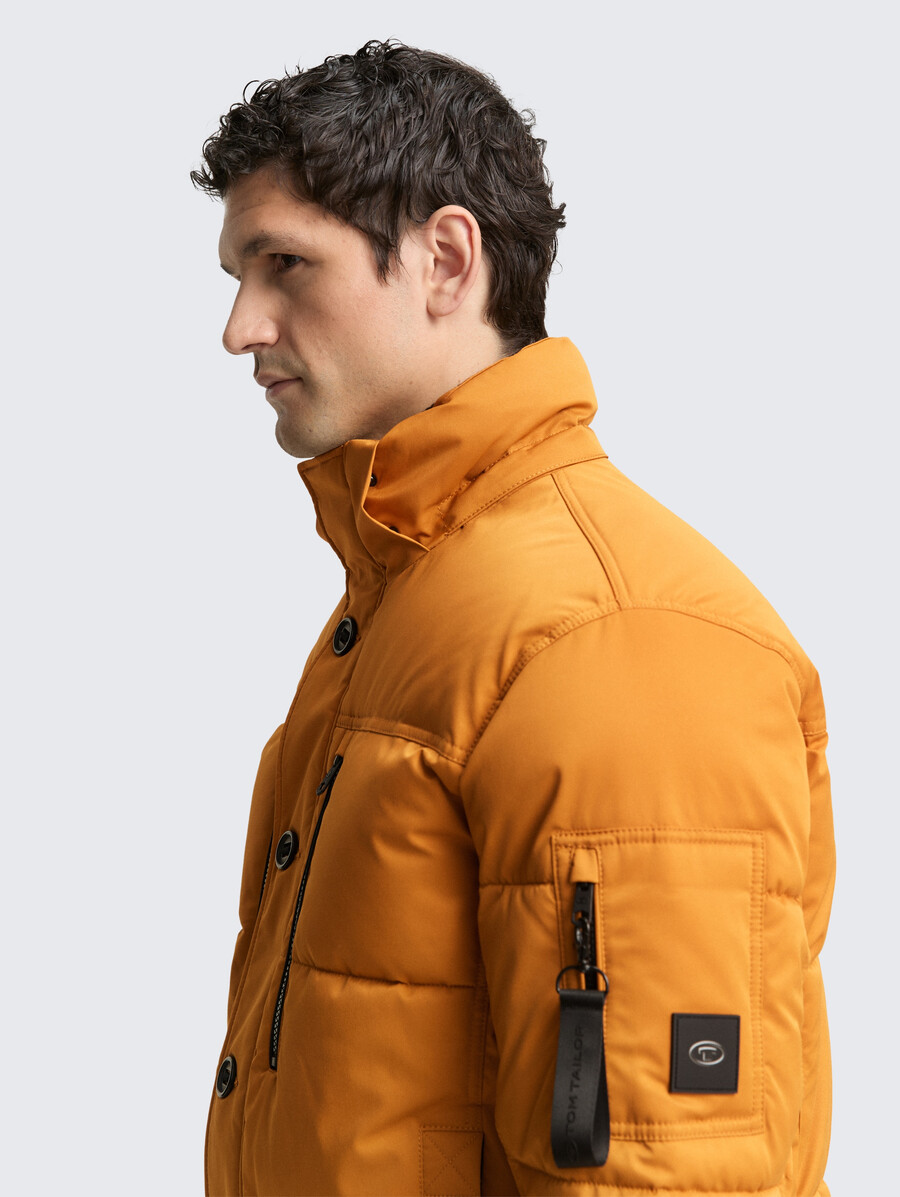 steppjacke mit abnehmbarer kapuze