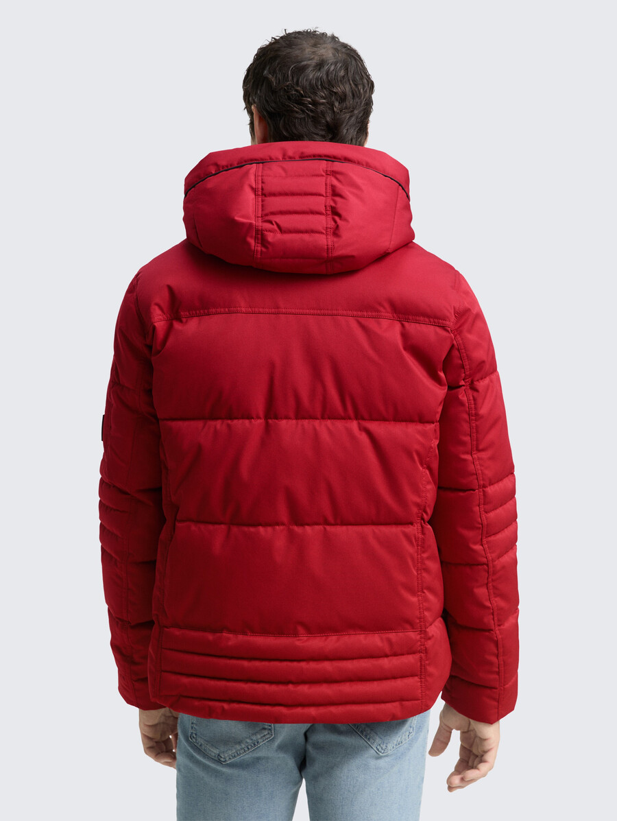 steppjacke mit abnehmbarer kapuze