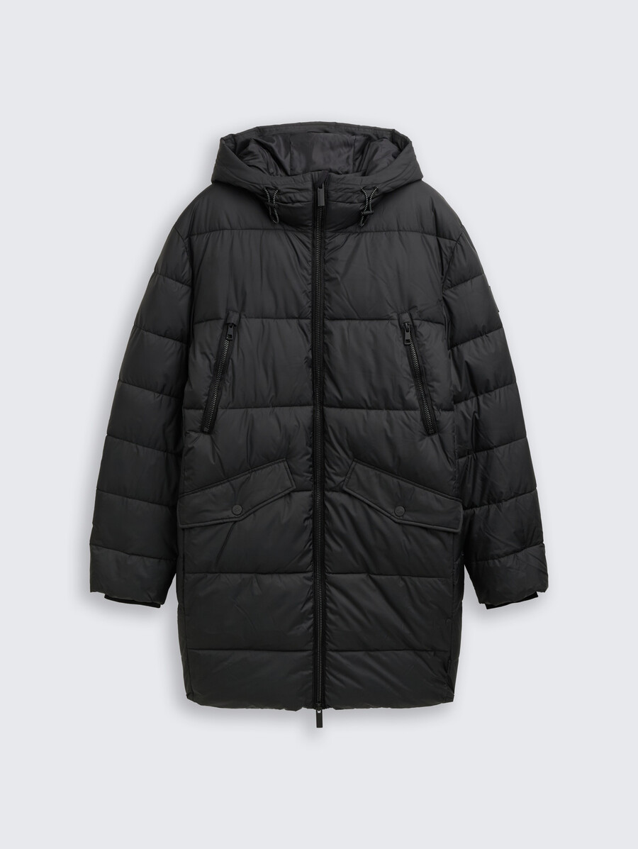 steppparka mit kapuze