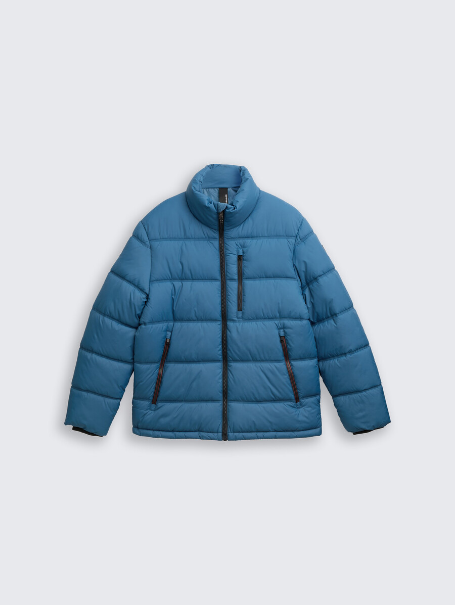 steppjacke aus wasserabweisendem material