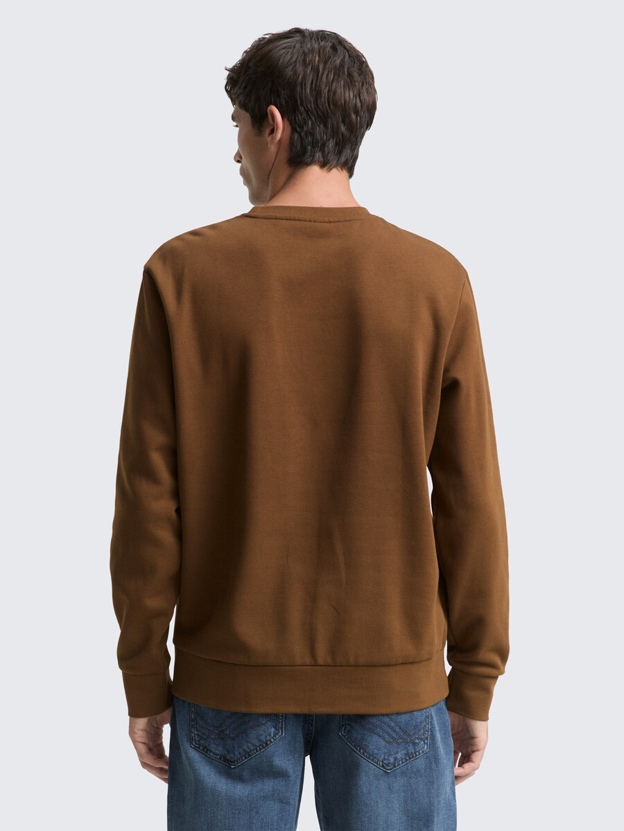 basic-sweatshirt in unifarben