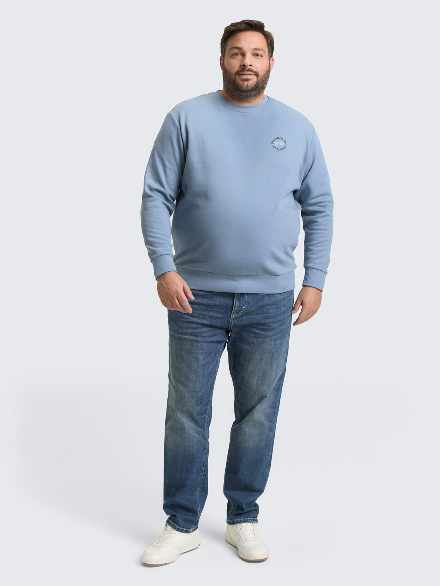 plus size – sweatshirt mit logodruck