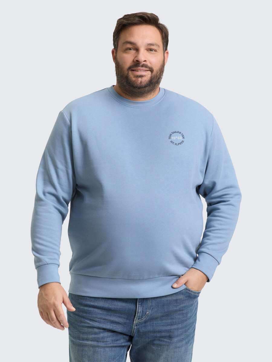 plus size – sweatshirt mit logodruck