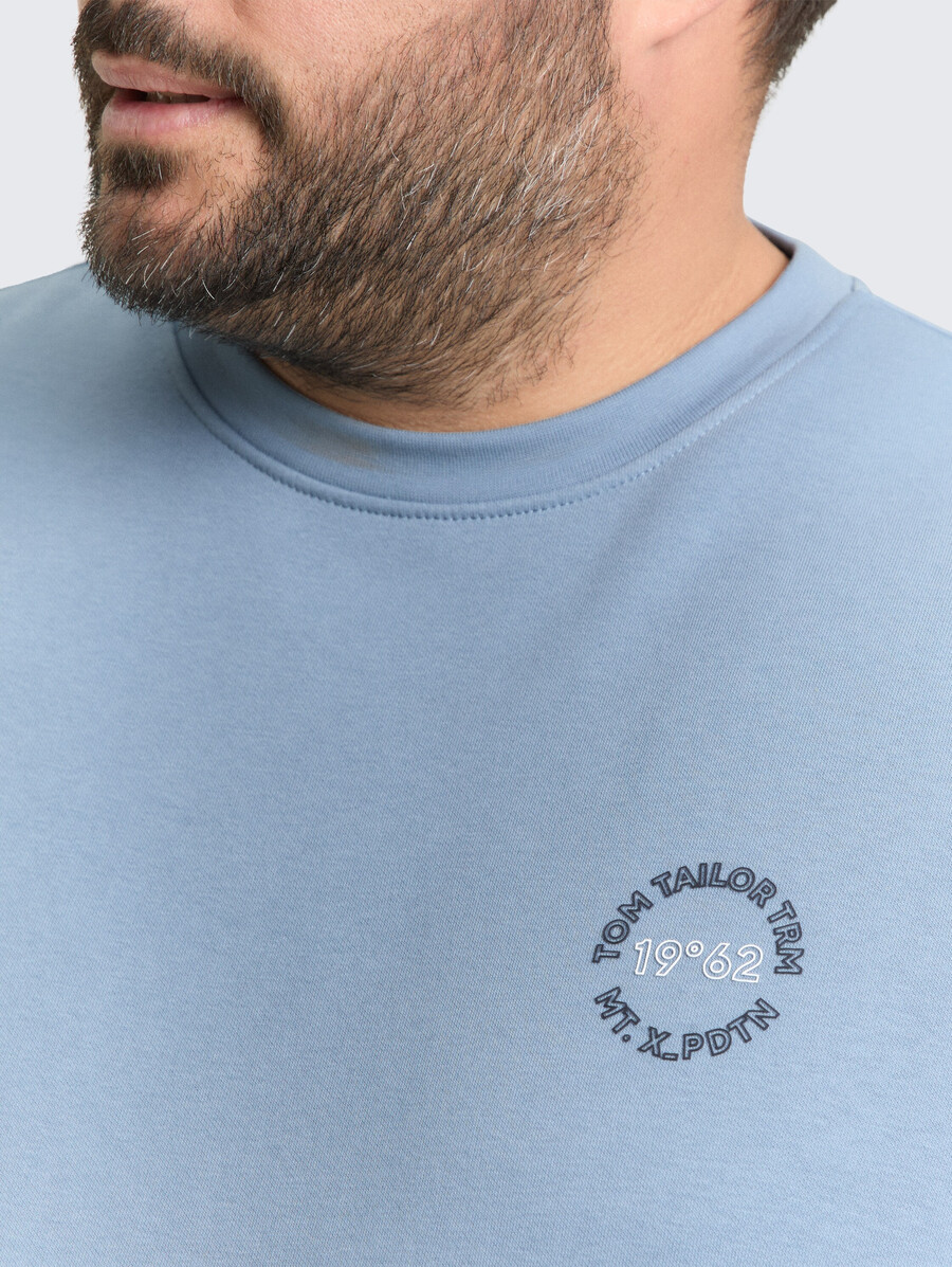 plus size – sweatshirt mit logodruck