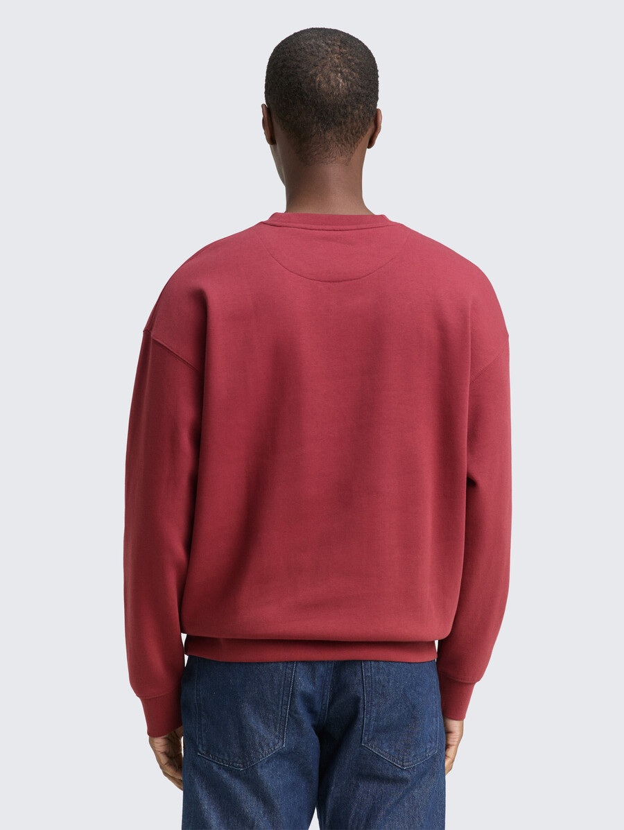 lässiges sweatshirt mit logoprint