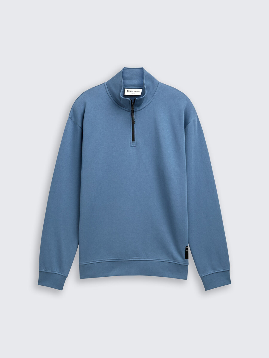 troyer sweatshirt mit logo-aufnäher