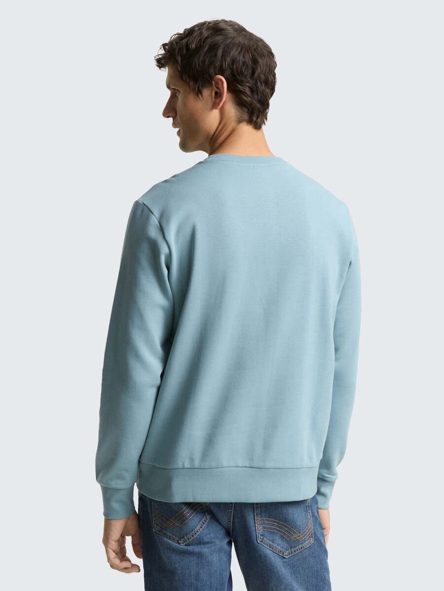 sweatshirt mit rundhalsausschnitt