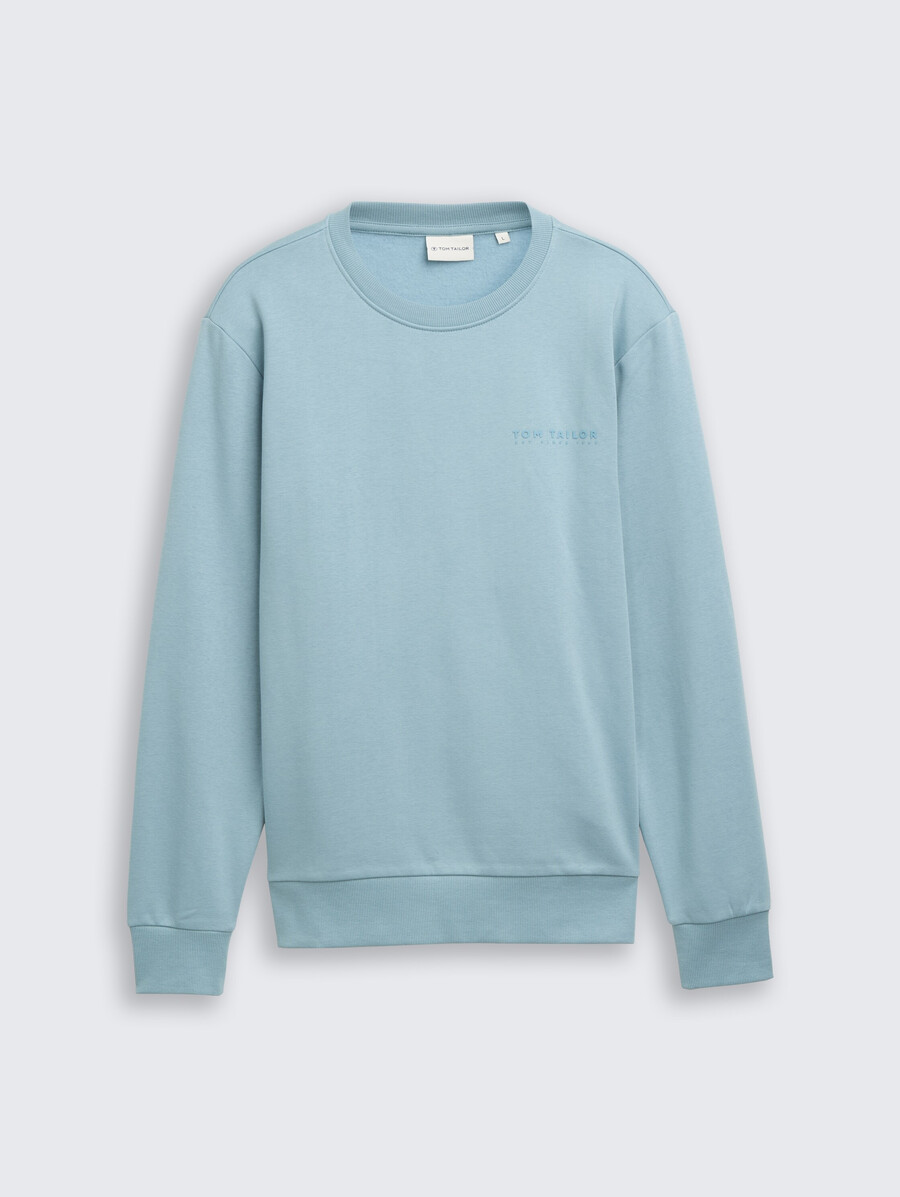 sweatshirt mit rundhalsausschnitt