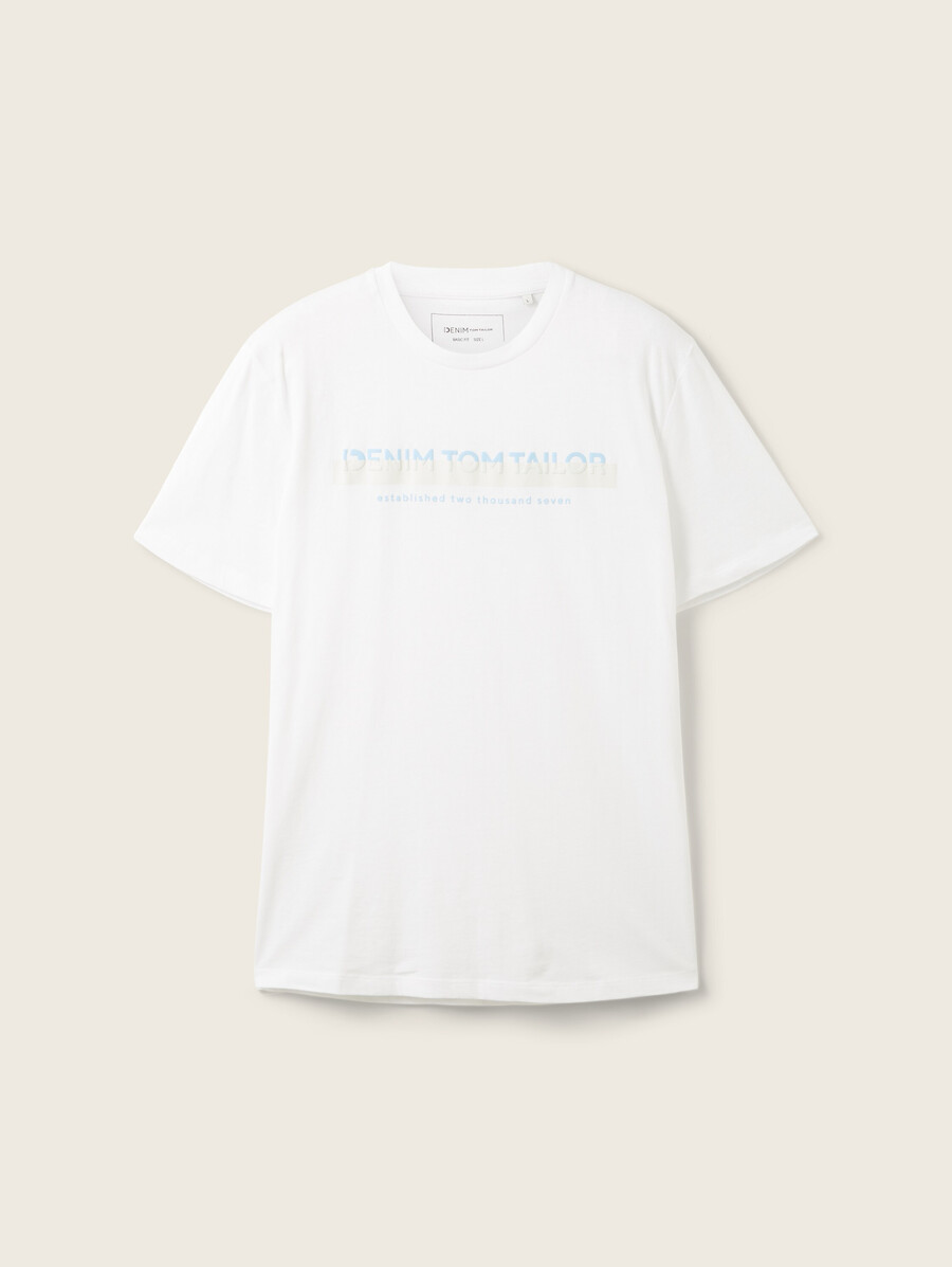 t-shirt mit logodruck