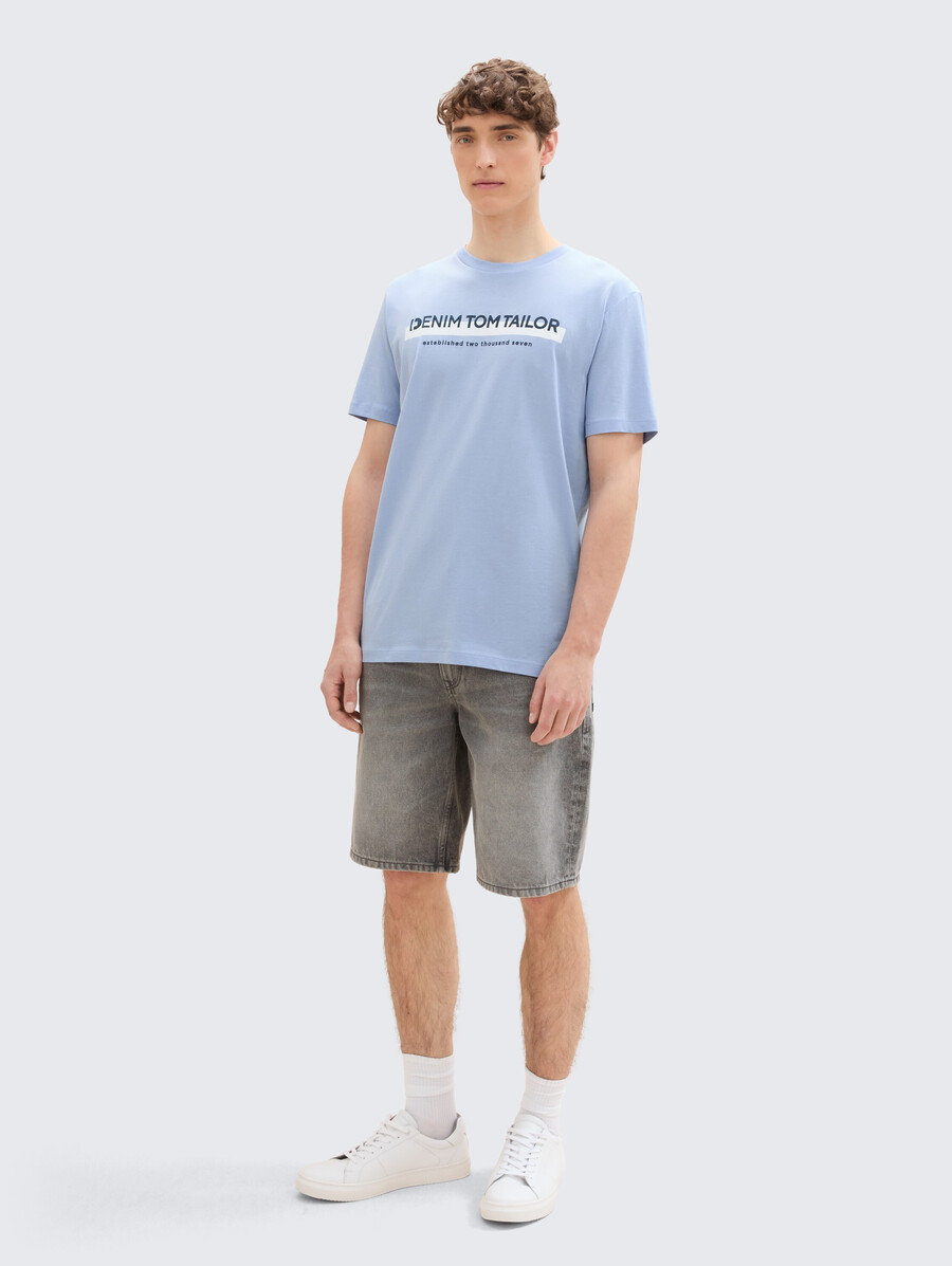 t-shirt mit logodruck