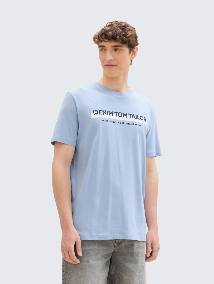 t-shirt mit logodruck