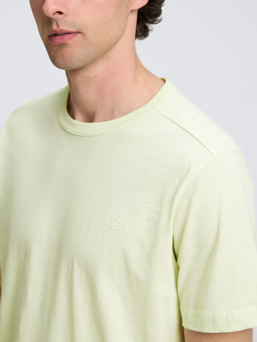 einfaches baumwoll-t-shirt