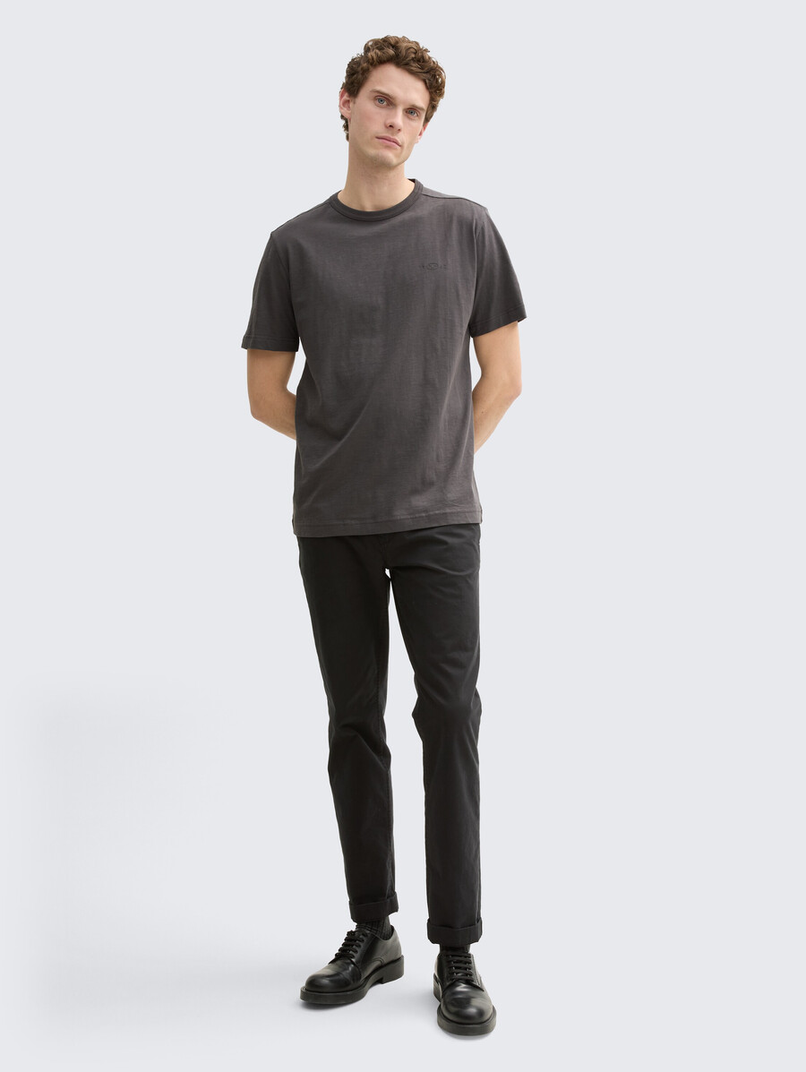einfaches baumwoll-t-shirt