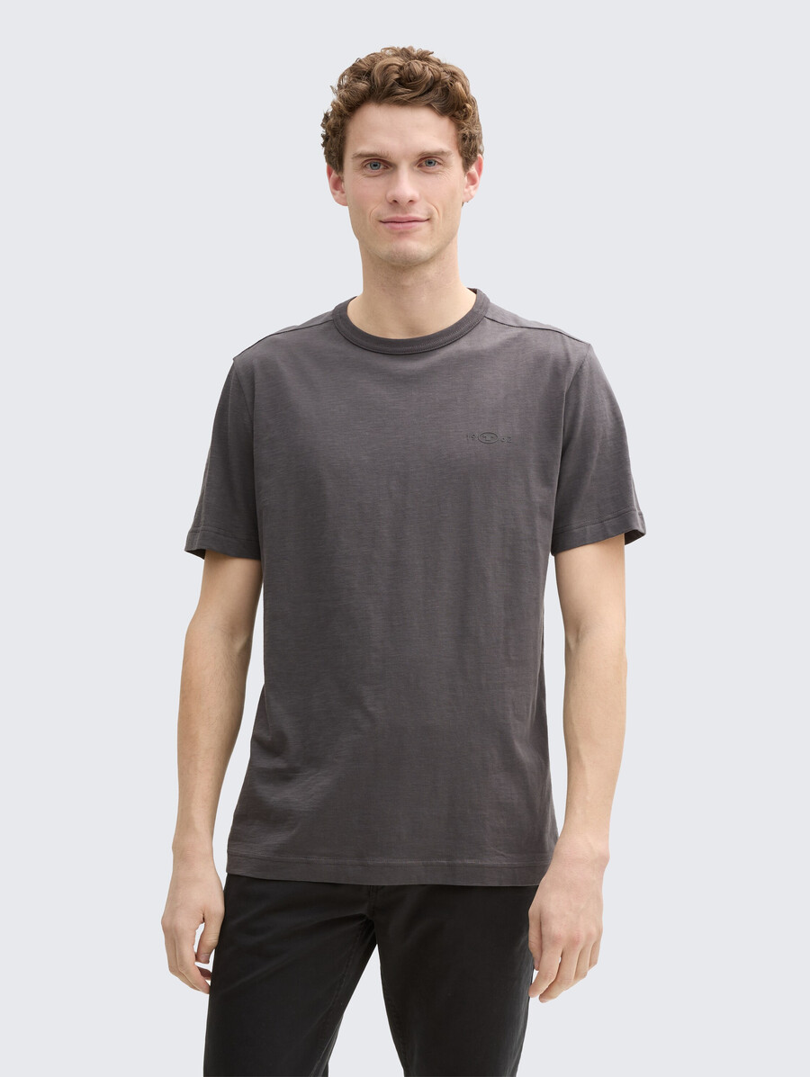 einfaches baumwoll-t-shirt