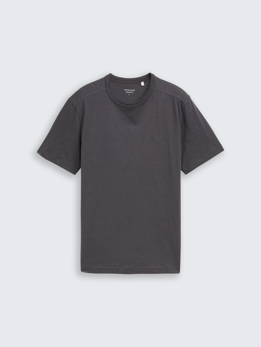 einfaches baumwoll-t-shirt