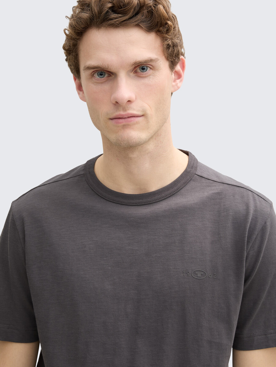 einfaches baumwoll-t-shirt