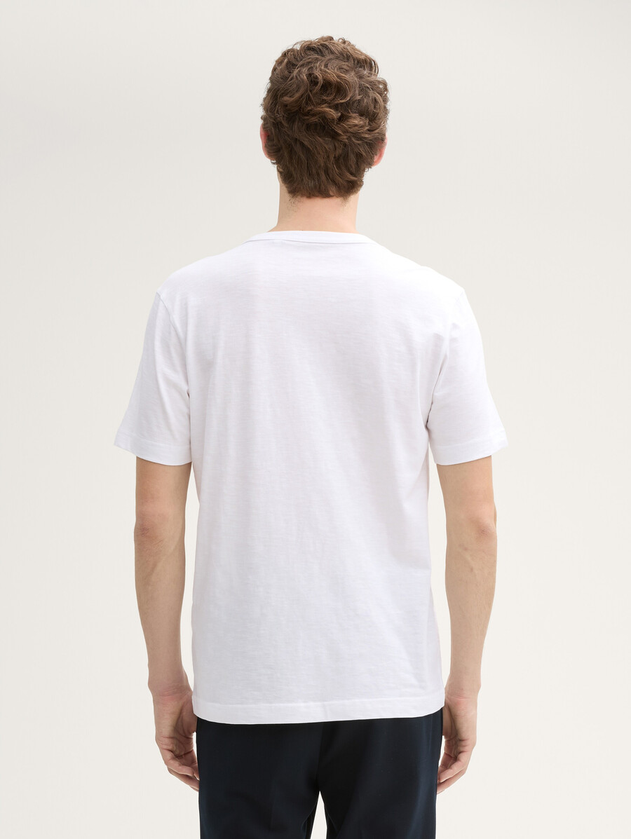 einfaches baumwoll-t-shirt