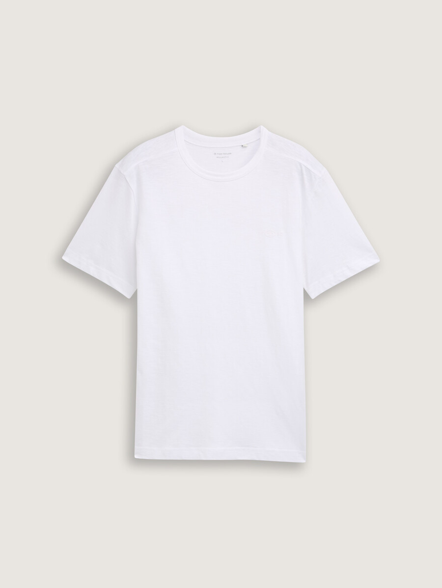 einfaches baumwoll-t-shirt