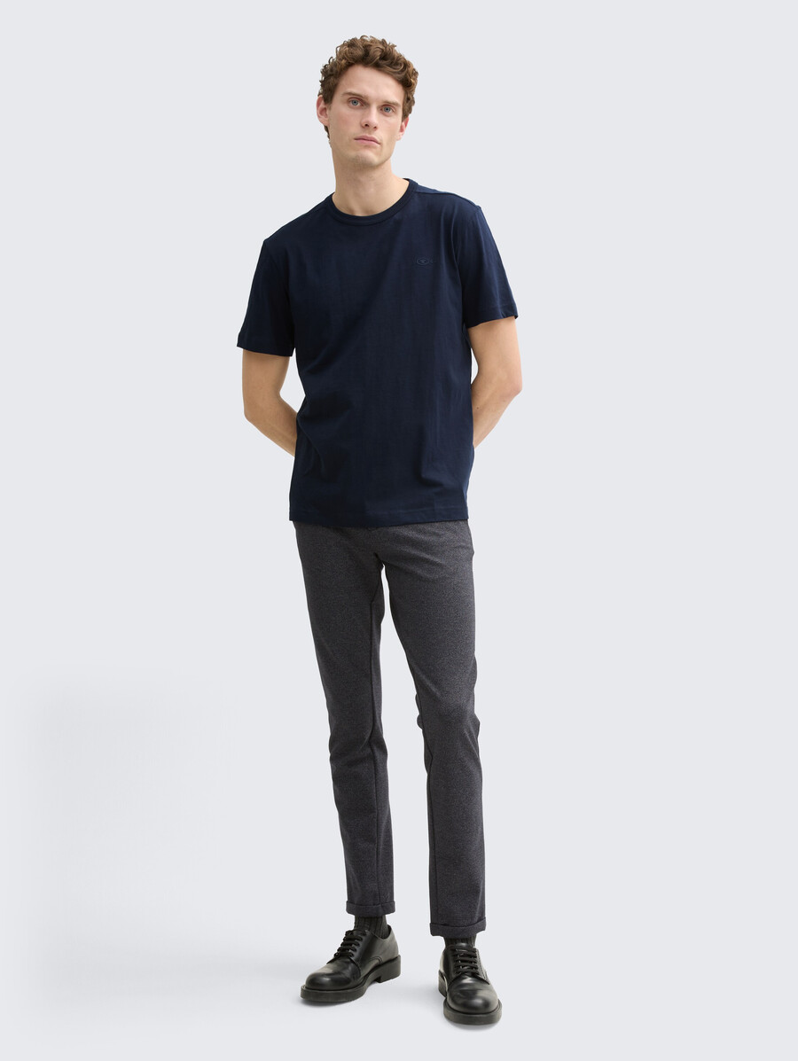 einfaches baumwoll-t-shirt