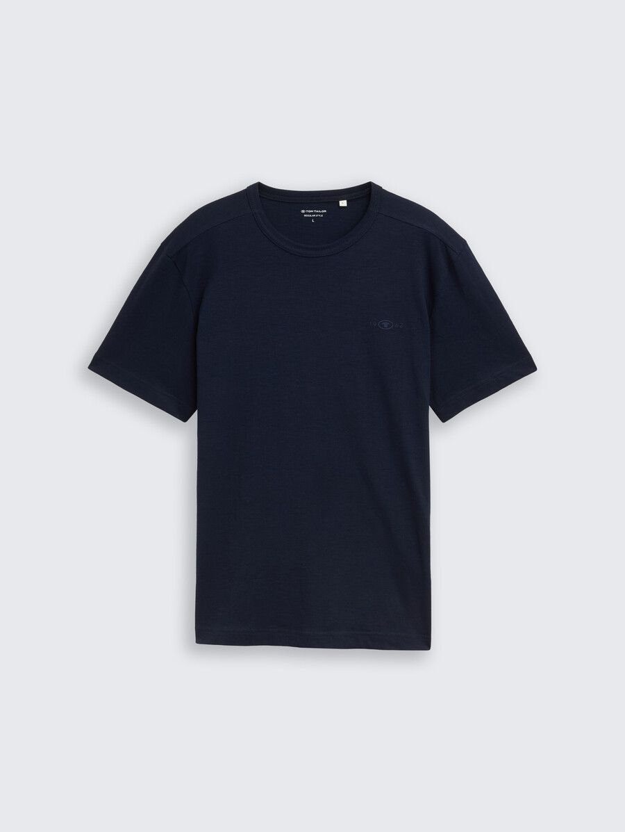 einfaches baumwoll-t-shirt