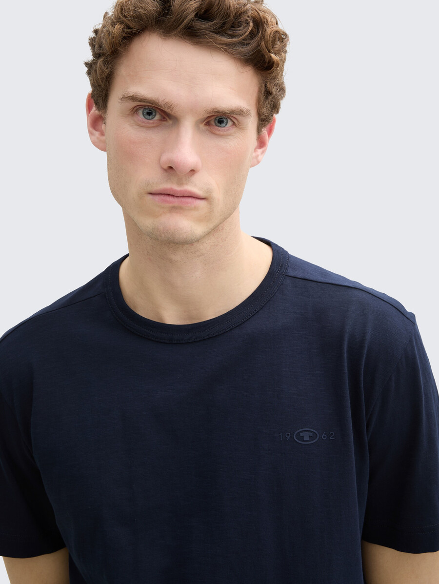 einfaches baumwoll-t-shirt
