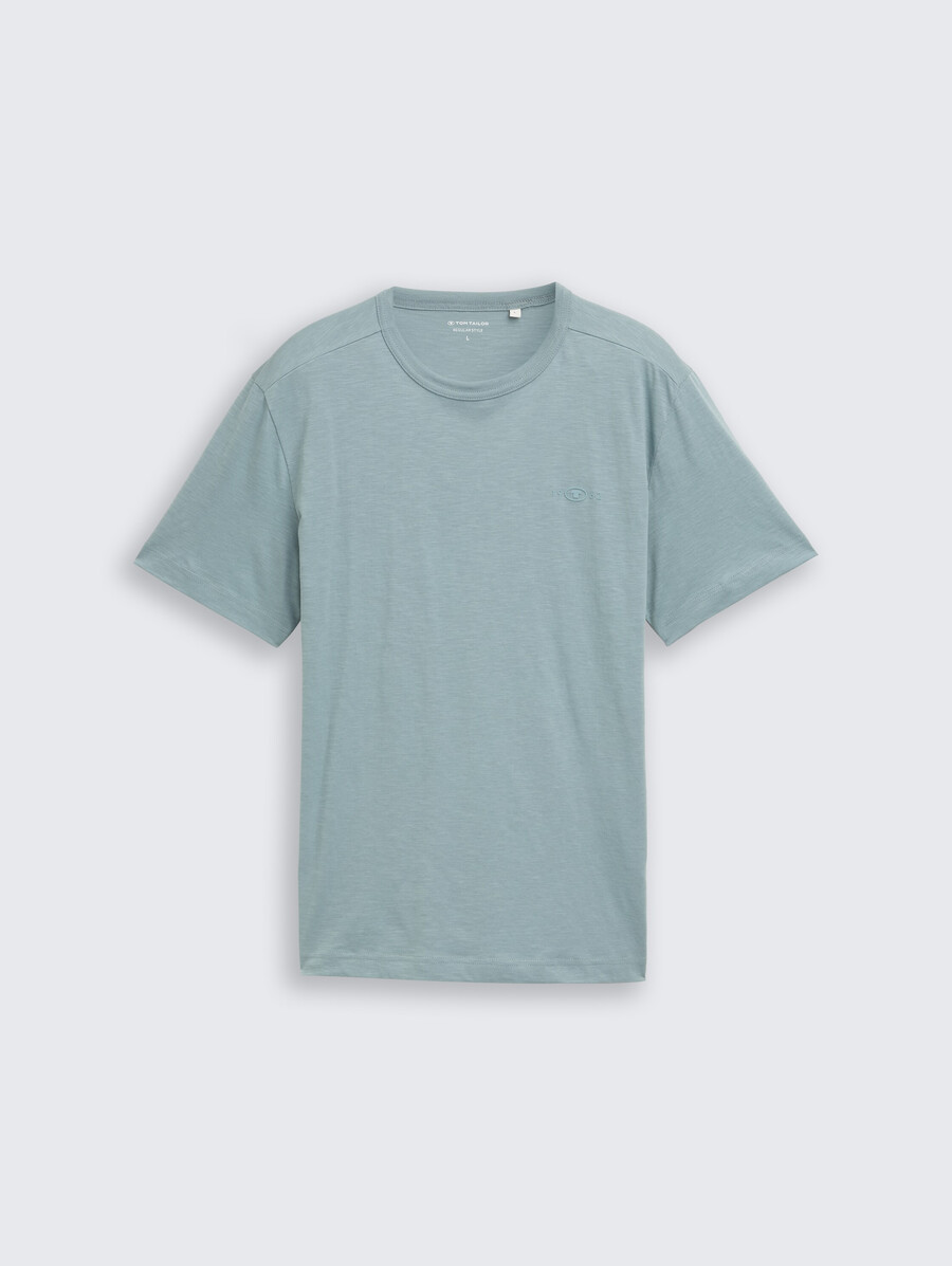 einfaches baumwoll-t-shirt