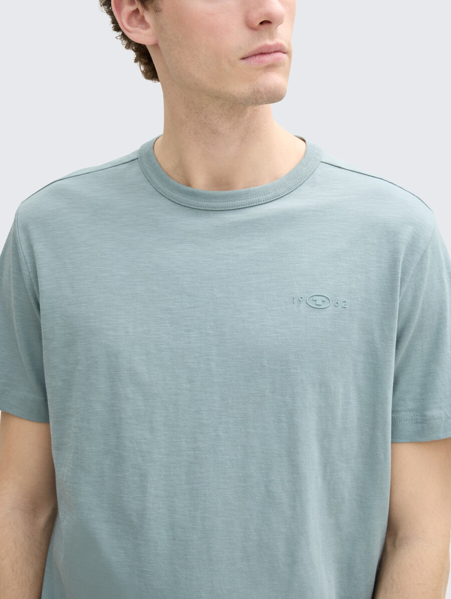 einfaches baumwoll-t-shirt