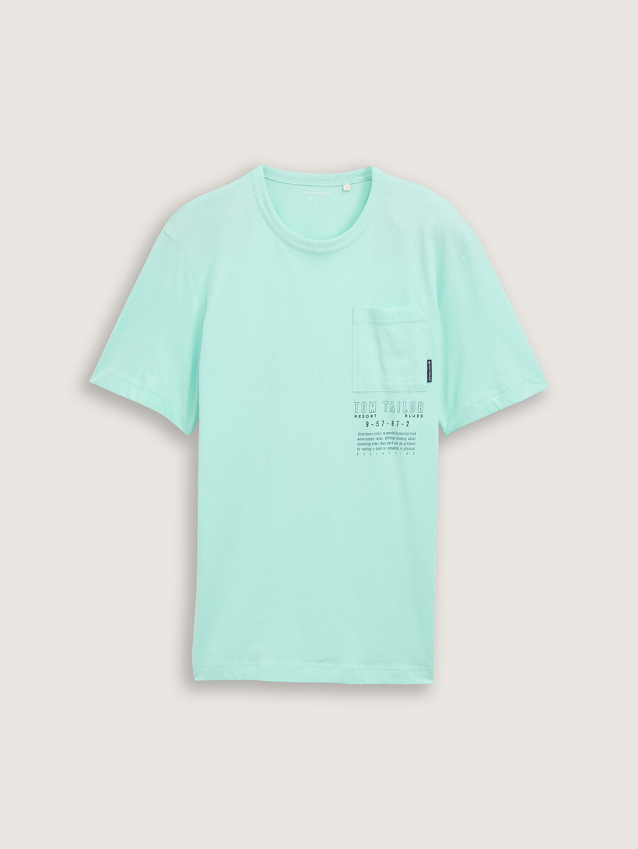 t-shirt mit brusttasche