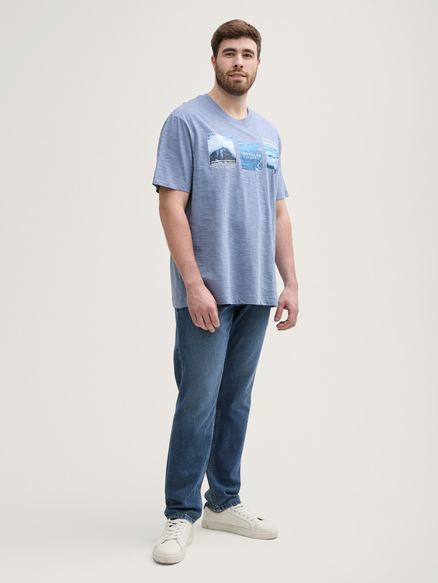 plus size - t-shirt mit fotodruck
