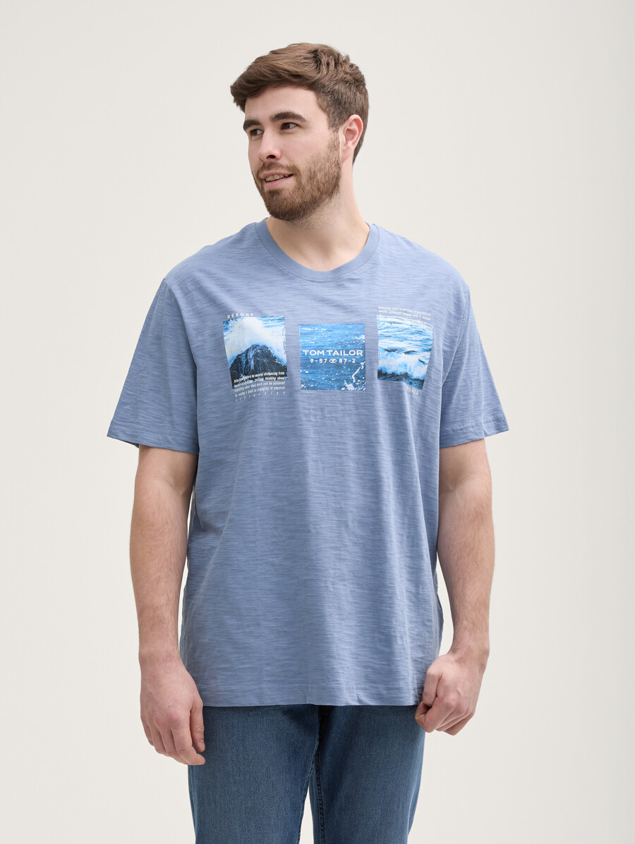 plus size - t-shirt mit fotodruck