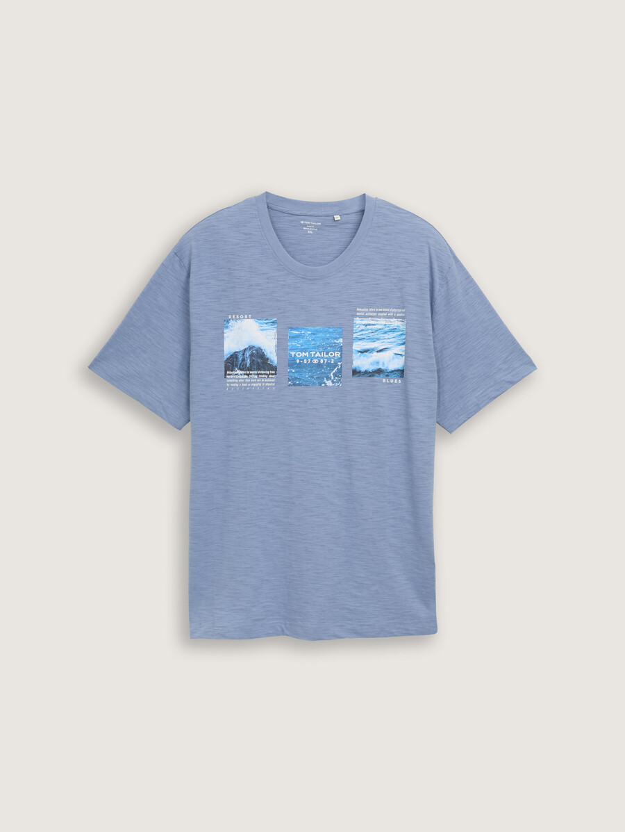plus size - t-shirt mit fotodruck