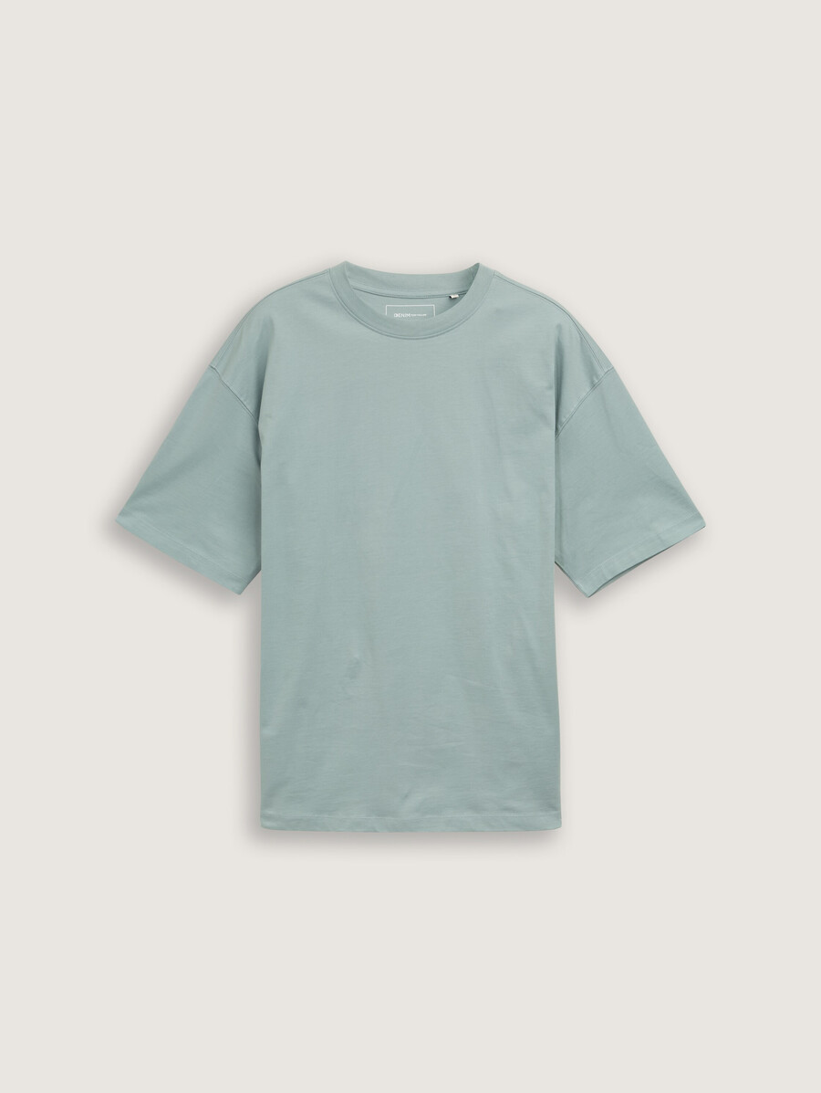 Übergroßes t-shirt mit rückendruck