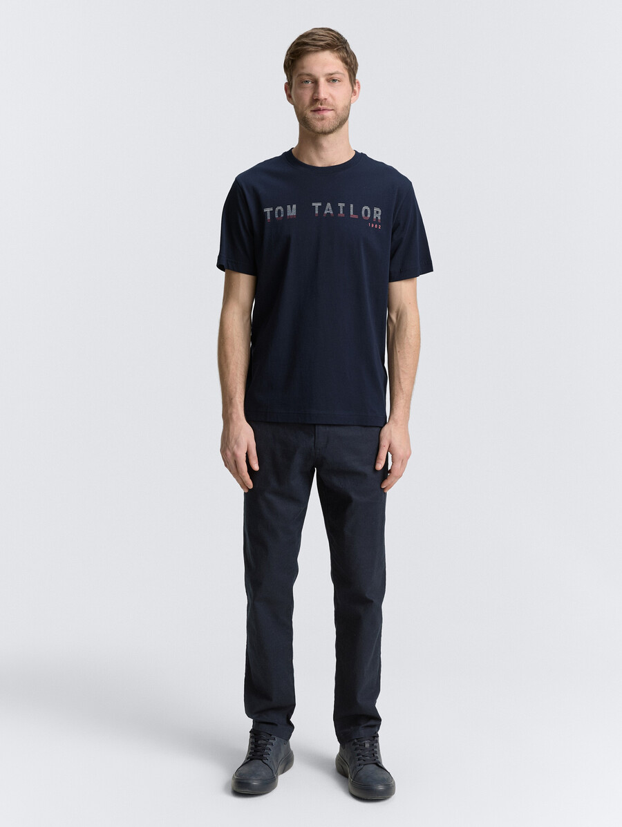 t-shirt mit logodruck