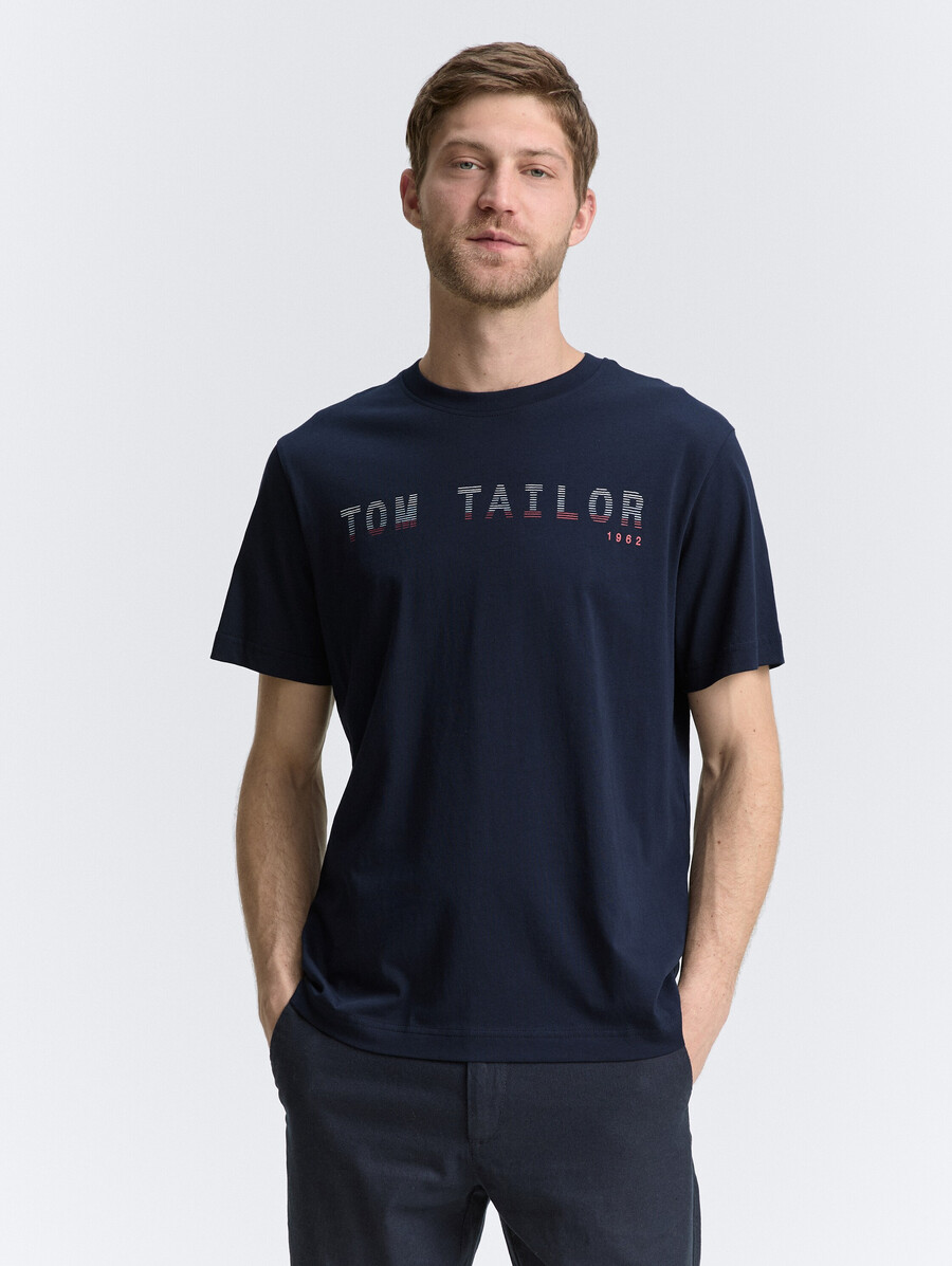t-shirt mit logodruck