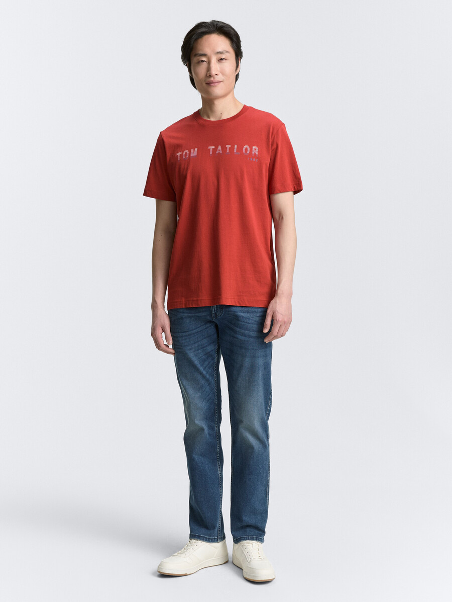 t-shirt mit logodruck