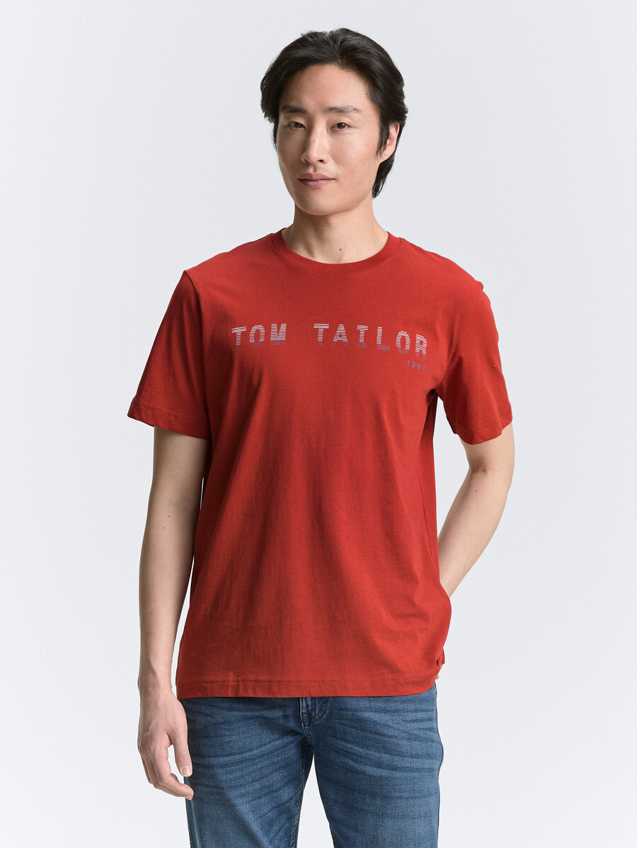 t-shirt mit logodruck
