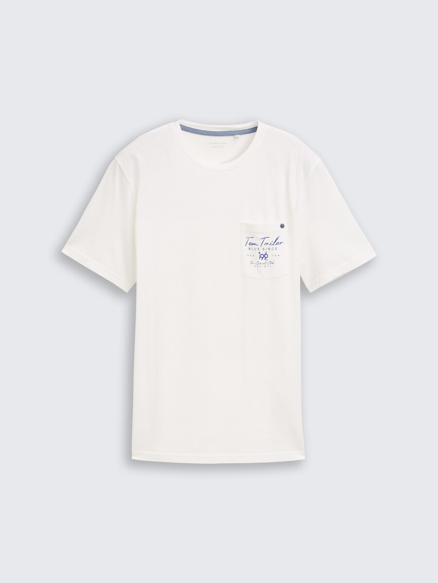 t-shirt mit brusttasche