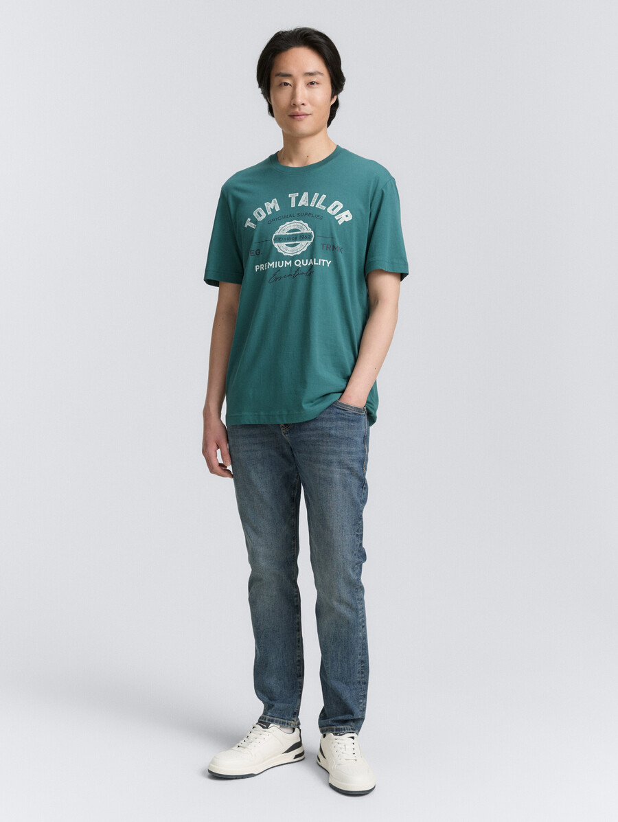 t-shirt mit logodruck