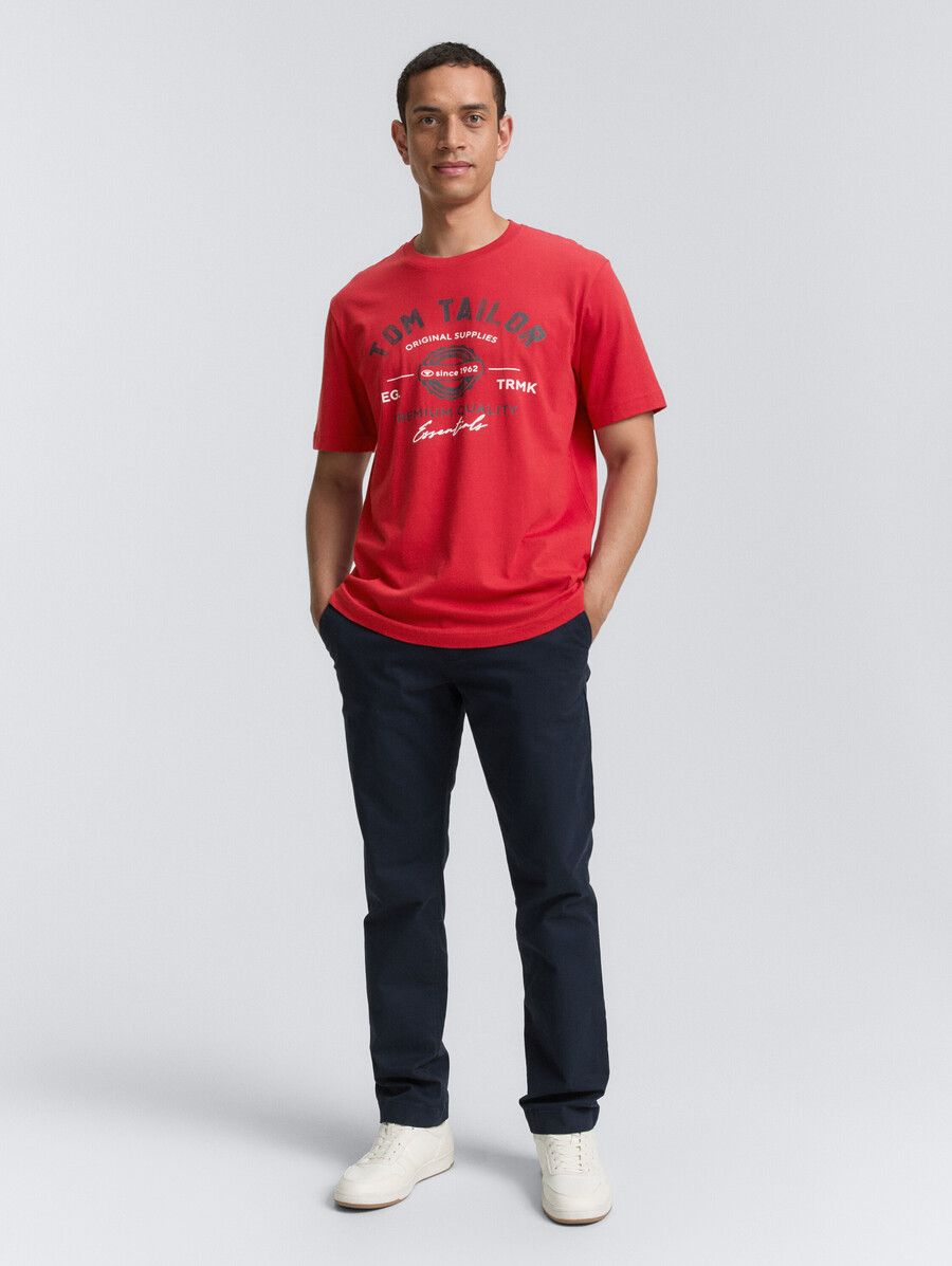 t-shirt mit logodruck