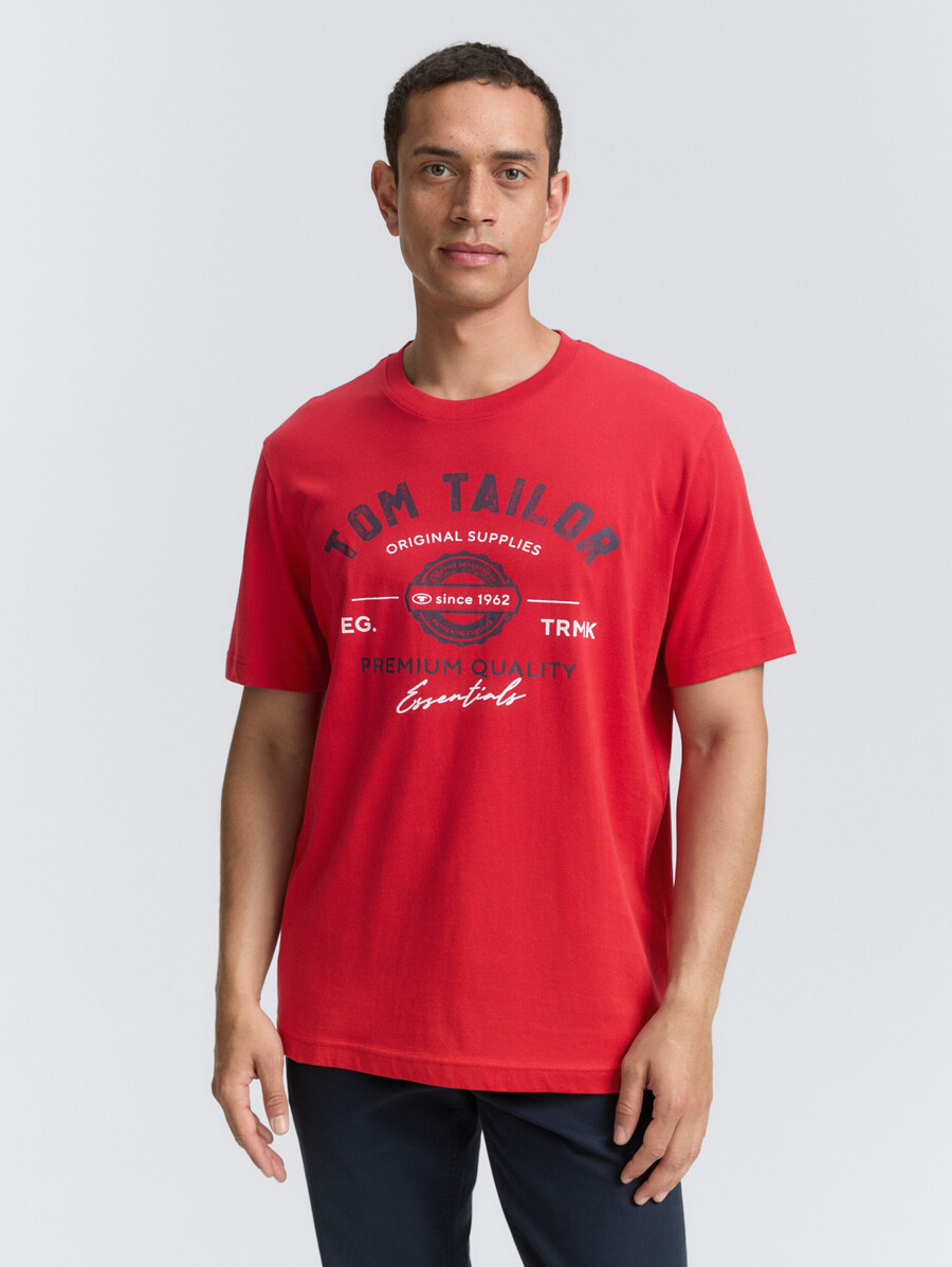 t-shirt mit logodruck