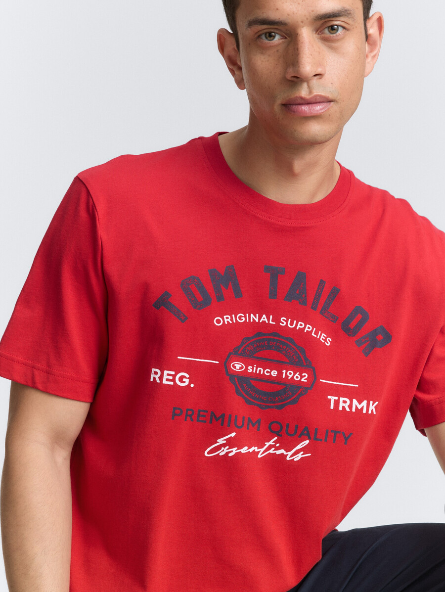 t-shirt mit logodruck