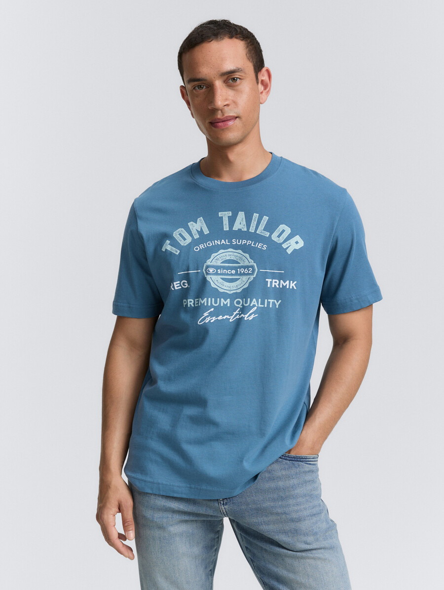 t-shirt mit logodruck